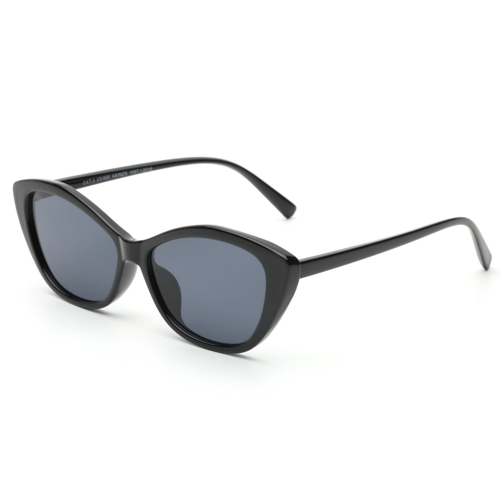 MOHITI LS-P12302 Black sunglasses — angled view