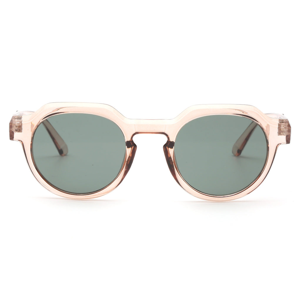 MOHITI LS-P12851 Transparent Peach sunglasses — front view