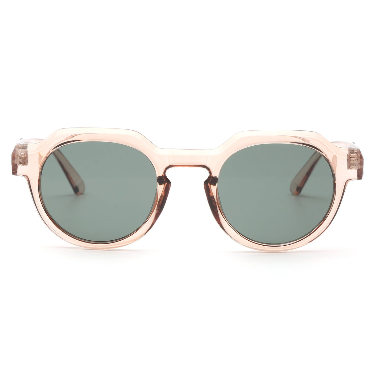 MOHITI LS-P12851 Transparent Peach sunglasses — front view